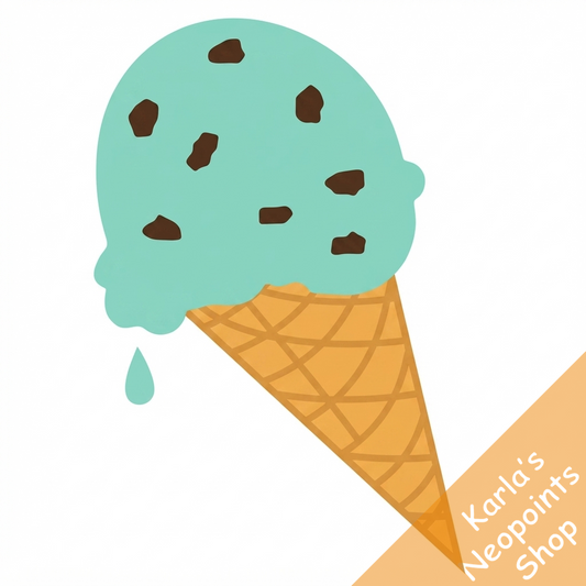 Mint and Chocolate Ice Cream