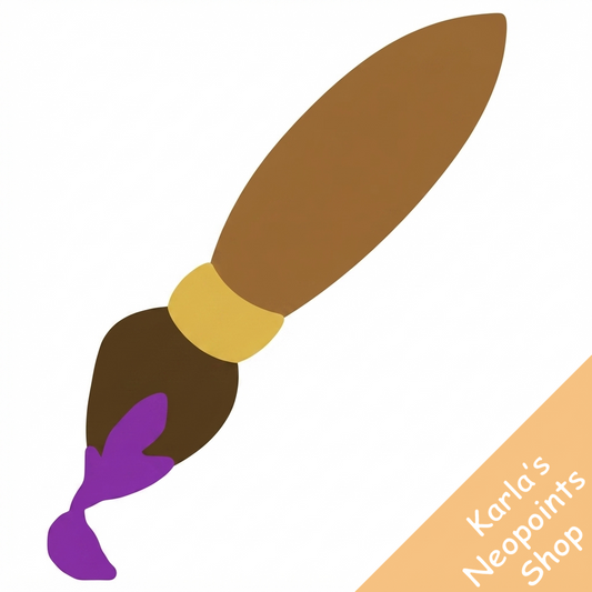 Purple Petpet Paint Brush