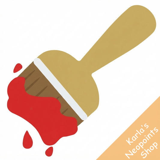 Red Paint Brush