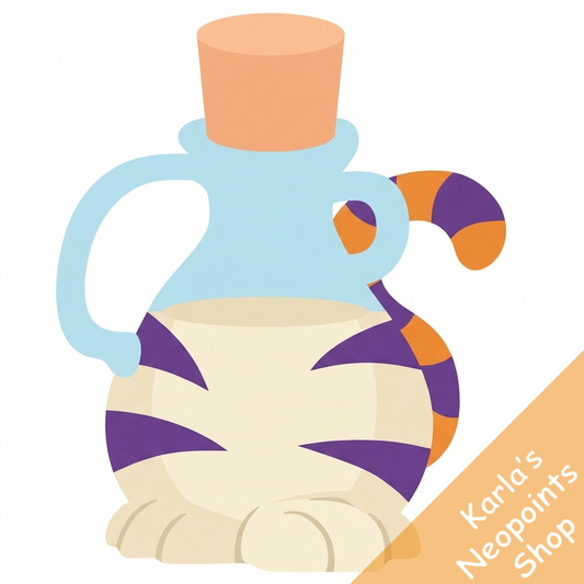 Orange Kougra Morphing Potion