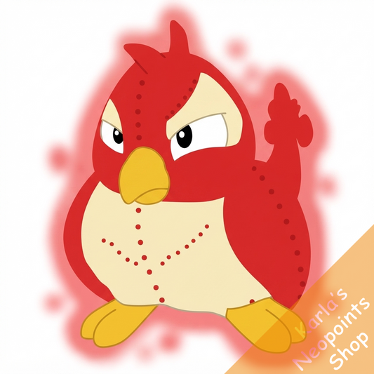 Magical Red Pteri Plushie