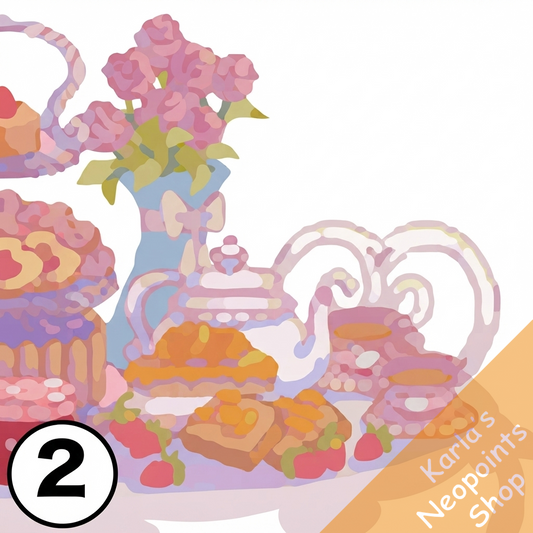 Coquette Tea Party Foreground