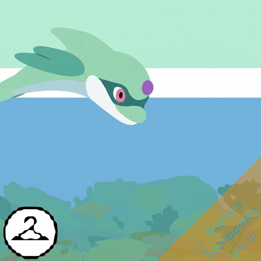 In the Water with Delfins Trinket