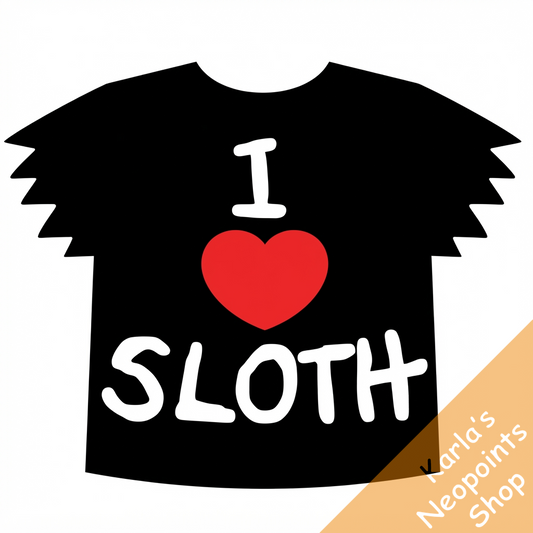 I Love Sloth T-shirt