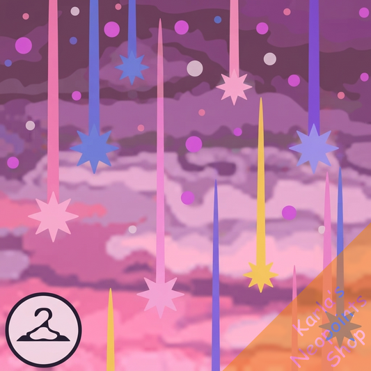 Dyeworks Pink: Raining Stars Effect