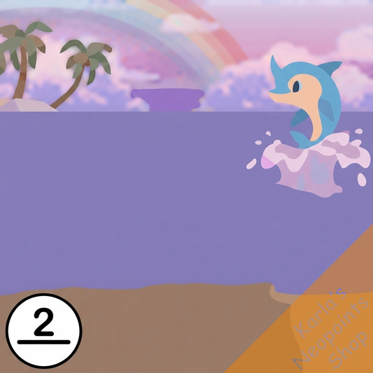 Dyeworks Purple: Splashing Flotsam Beach Background
