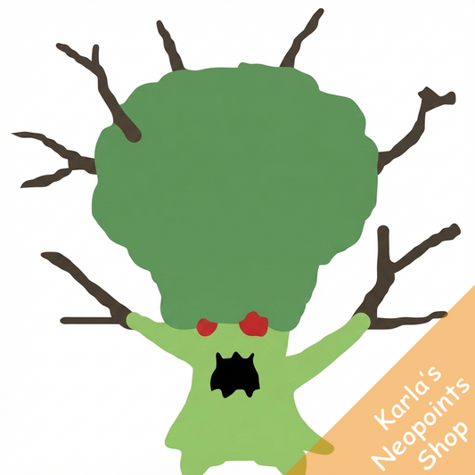 Green Brain Tree Plushie