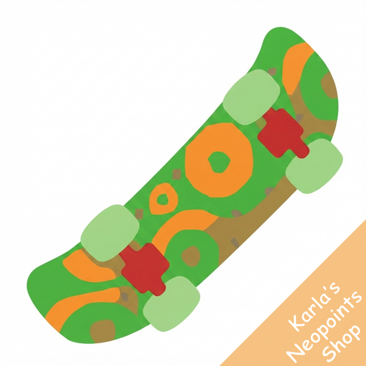 Loopy Green Skateboard
