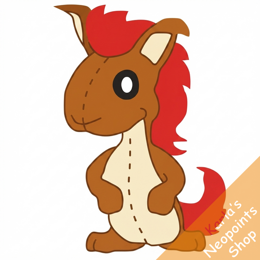 Magical Red Kyrii Plushie