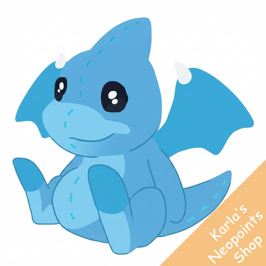 Magical Blue Shoyru Plushie