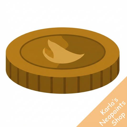 Wooden Tombola Coin