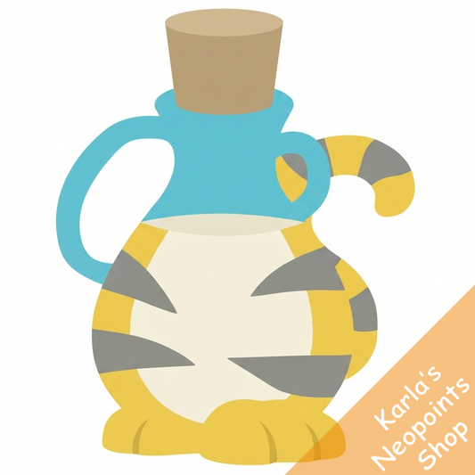 Yellow Kougra Morphing Potion