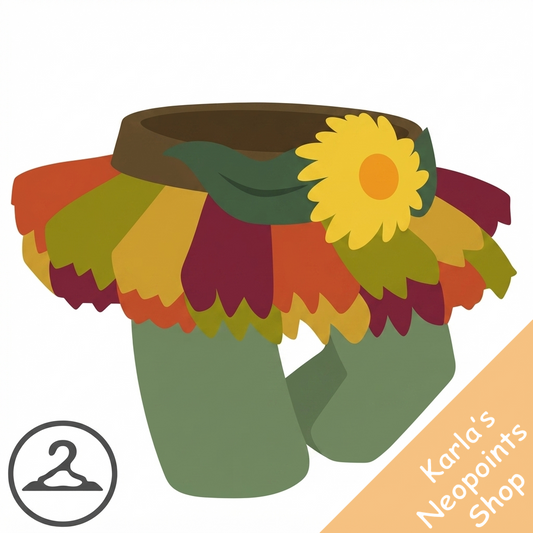 Autumn Sunflower Tights and Tutu