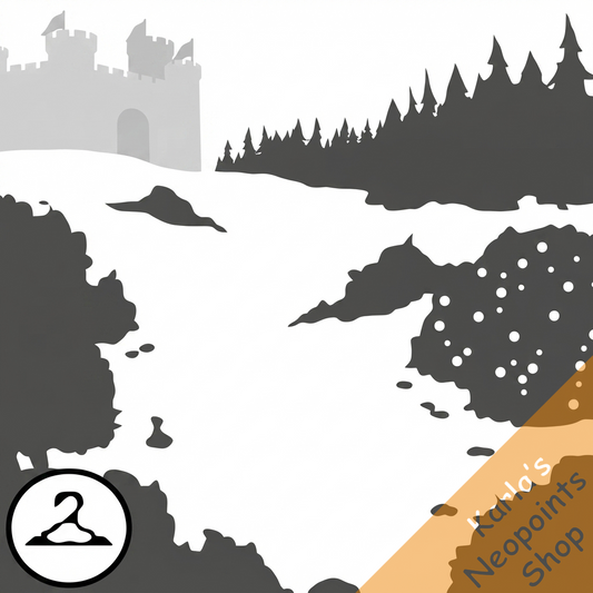 Black and White Castle Background
