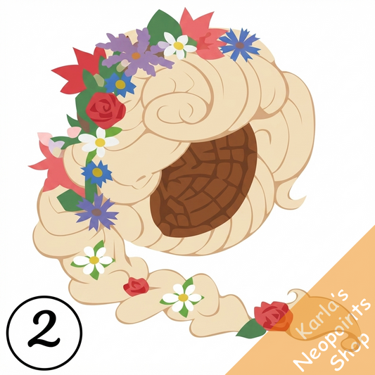 Braided Flower Wig
