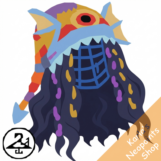 Knitted Cyodrake Hat and Wig