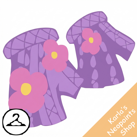 Knitted Flower Gloves