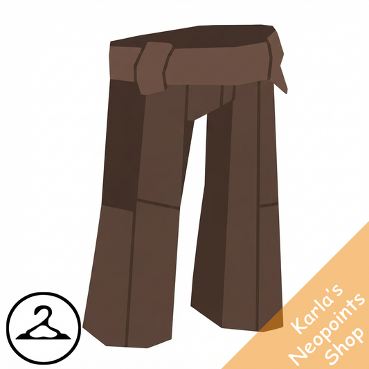 Brown and Tan Striped Trousers