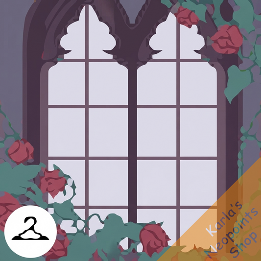 Dark Academic Window Foreground