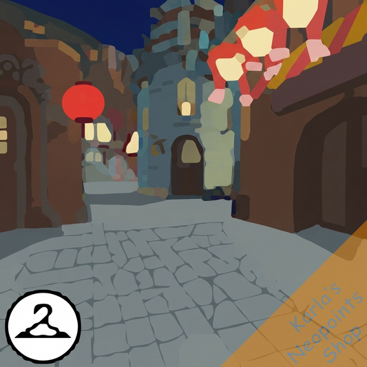 Dark Shenkuu Alley Background