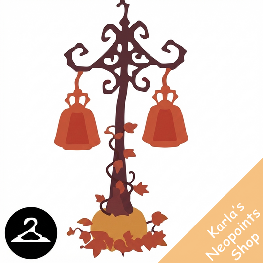 Decorative Autumn Double Street Lamp