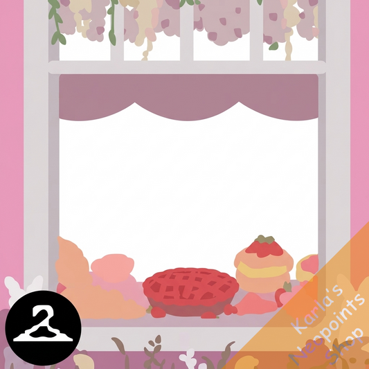 Desserts in the Window Foreground