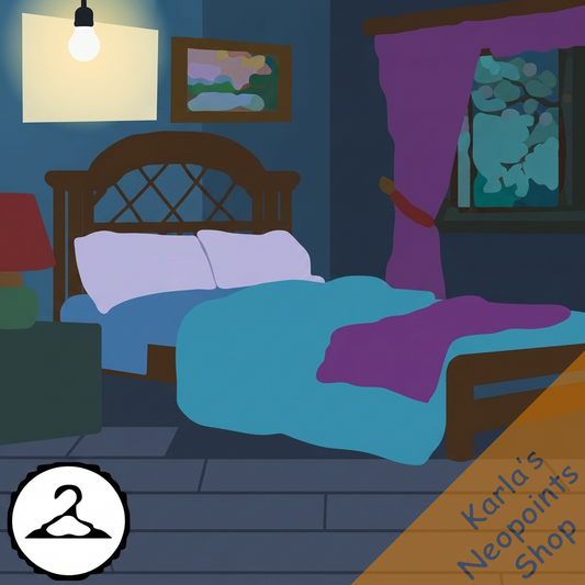 Eerie Bedroom Background