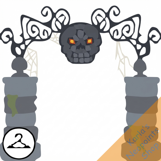 Eerie Skull Gate Foreground