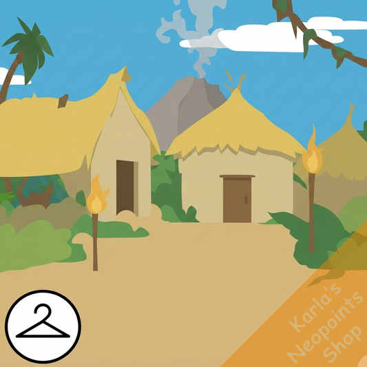 Mystery Island Huts Background