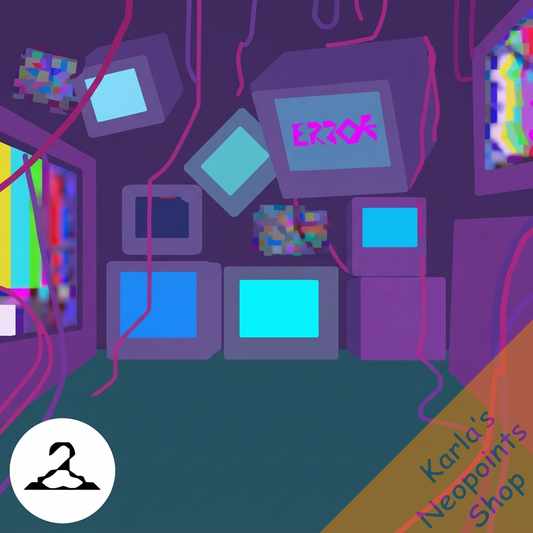 Glitchy MME Monitor Room Background