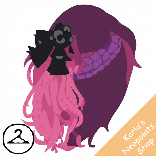 MiniMME13-S2a: Gothic Dusty Pink Wig