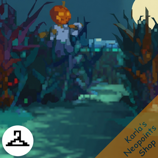 MME28-B: Haunted Corn Maze Background
