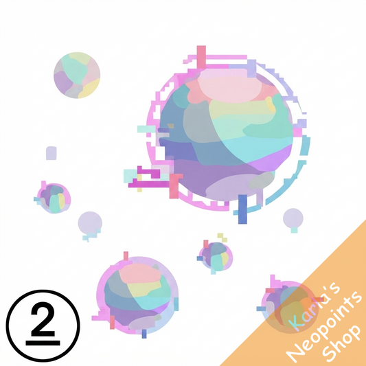 Cloud of Glitchy Orbs