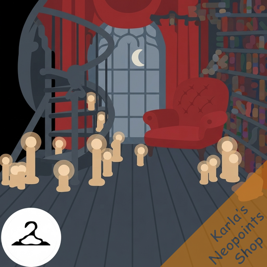 Dyeworks Black: Library of Ghost Stories Background