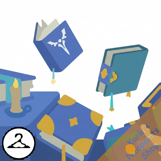 Dyeworks Blue: Studying Spellbooks Foreground