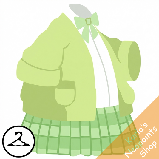 Dyeworks Green: Pink Kawaii School Outfit