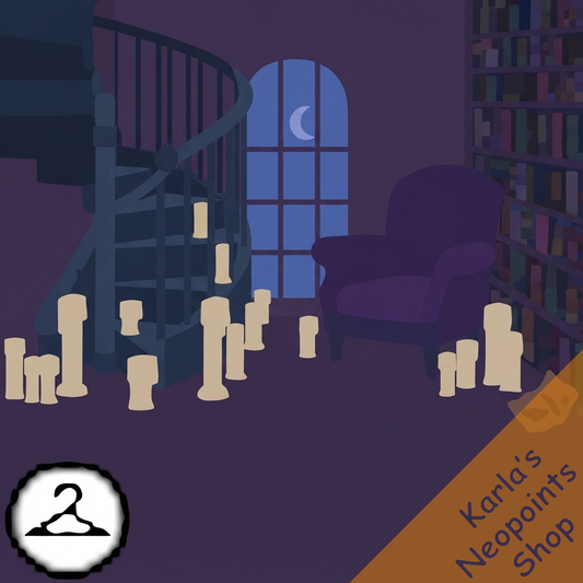 Dyeworks Purple: Library of Ghost Stories Background