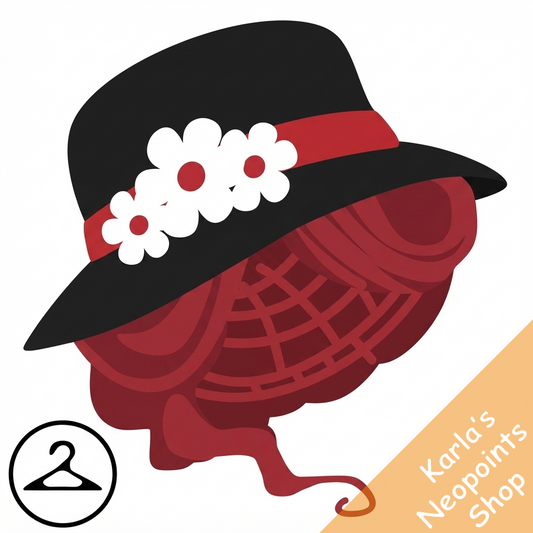 MiniMME17-S2b: Whimsical Governess Wig and Hat