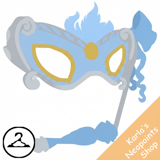 MME17-S2b: Sparkling Blue Ball Mask