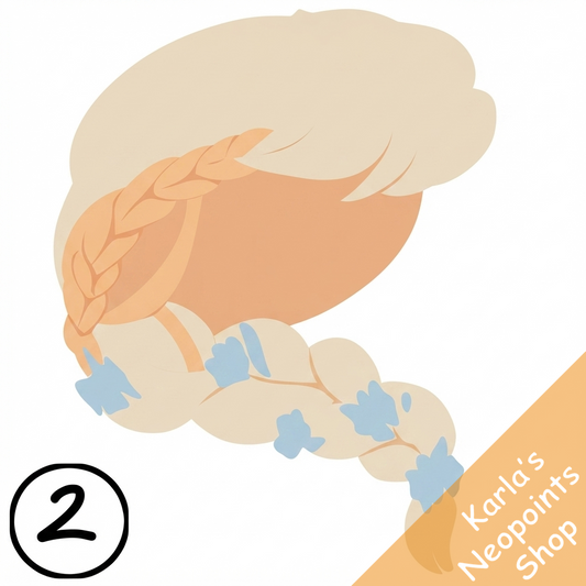 MME20-S3a: Blonde Side Braid Wig