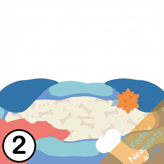 MME29-S5a: Giant Blue Plushie Pet Bed Trinket