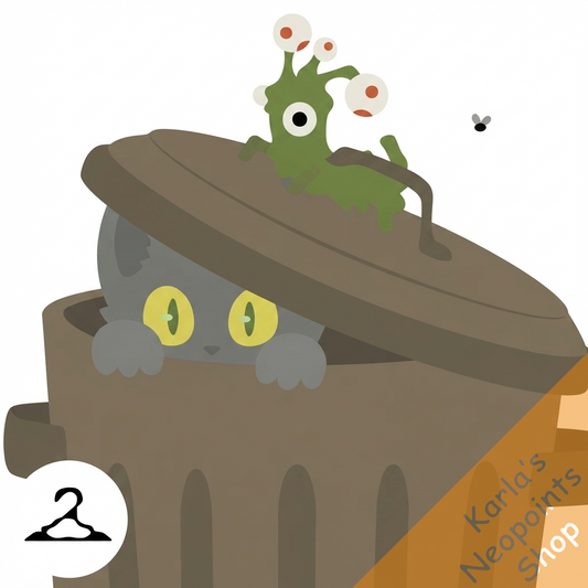Mutant Petpets By The Trash Background Item