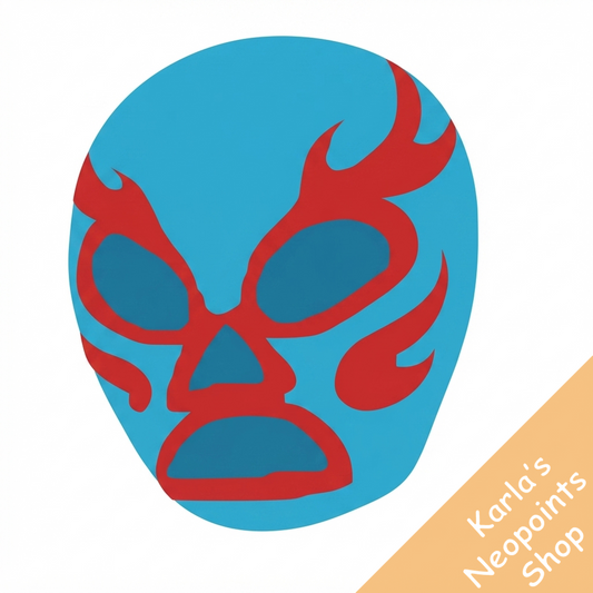 El Picklesaur Brand Wrestling Mask