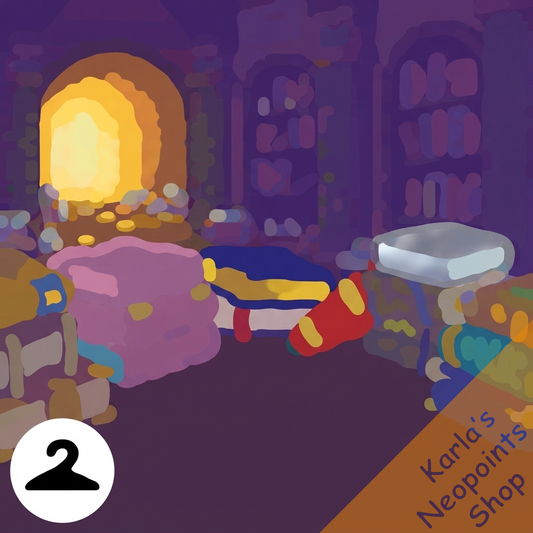 Ancient Library Cavern Background