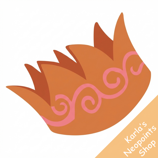 Orange Paper Crown