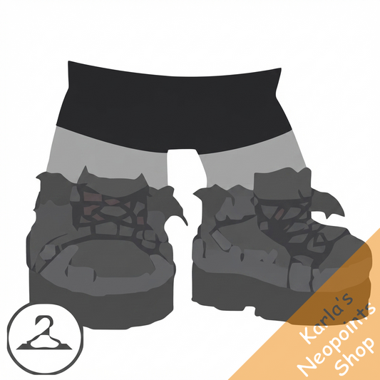 Grungy Torn Tights and Boots Wearable