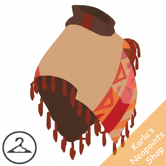 Patterned Poncho