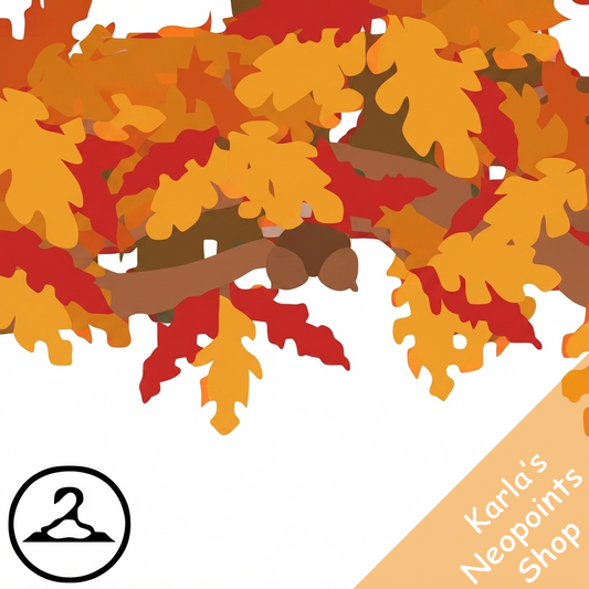 Autumn Leaf and Nut Garland