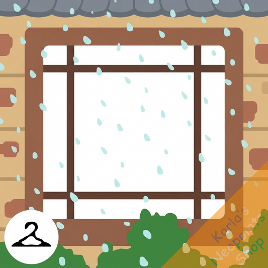 Raining Outside Window Foreground