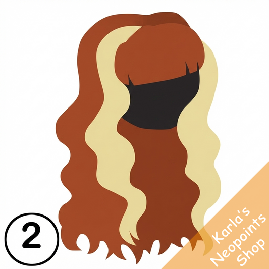 Blonde and Auburn Wig